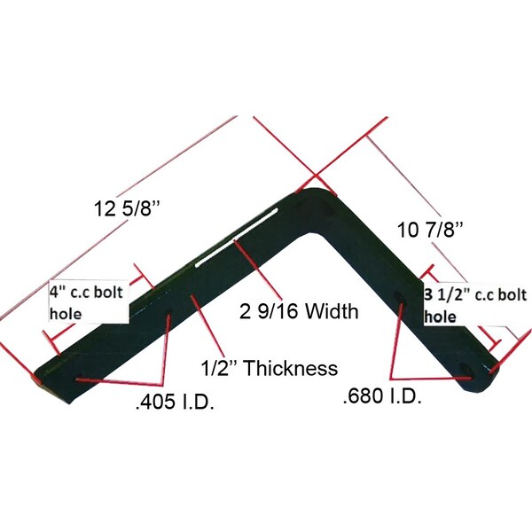Aftermarket Step Bracket A5234R Fits John Deere Tractor A B G 50 60 2010 2510 3020 4010 8020 SHN20-0033 - main